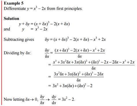 Toradh íomhá ar Calculus Differentiation First Order