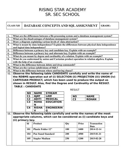 Bildergebnis für Database Assignment