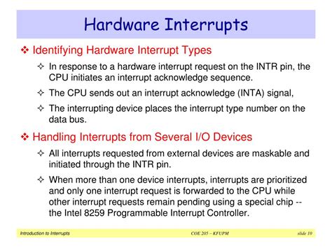 Toradh íomhá ar Hardware Interrupts Visual