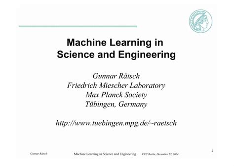 Image result for 5 Slides Machine Learning PDF
