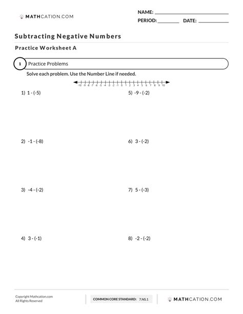 Image result for Solving Equations with Negative Numbers Worksheet