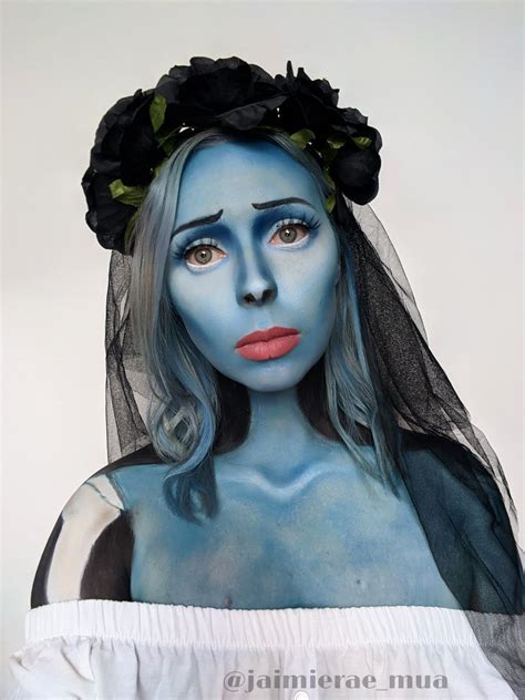 Image result for Corpse Bride Makeup