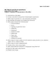 Image result for Basic Computer Question in MS PowerPoint Practical