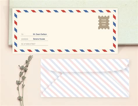 Résultat d’images pour First Class Mail Template Envelope