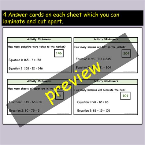 Image result for Two-Step Addition Subtraction Word Problems Worksheet PDF