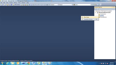 How to Open a New Query in SQL に対する画像結果