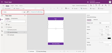 Image result for Canvas App Dialog Box Message for Alert