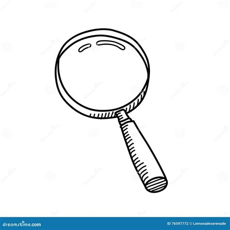 Image result for Magnifying Glass Drawing