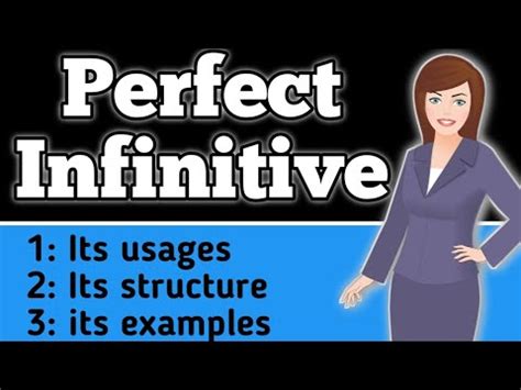Image result for Perfect Infinitive Examples