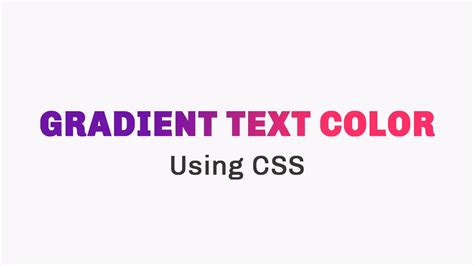Image result for CSS Font Color Gradient