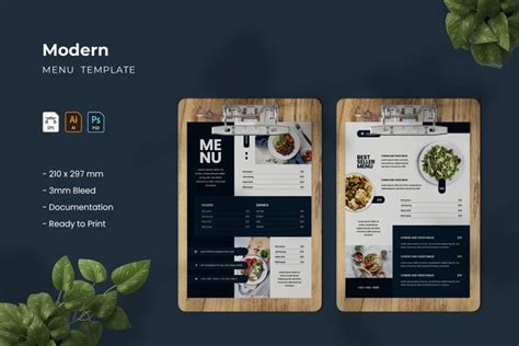 Image result for Modern Menu Interface