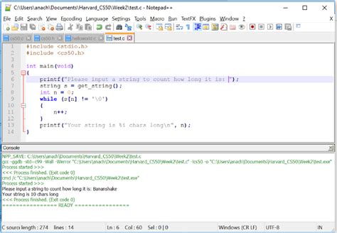 Image result for How to Run Notepad++ Code C