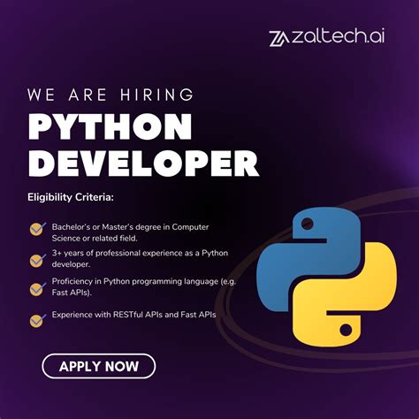 Toradh íomhá ar We Are Hiring Python Developers