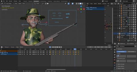 Toradh íomhá ar Blender Animation Tutorial 3.0