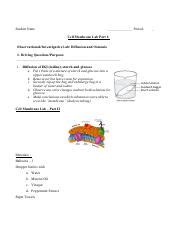 Image result for Cell Membrane Diffusion Lab
