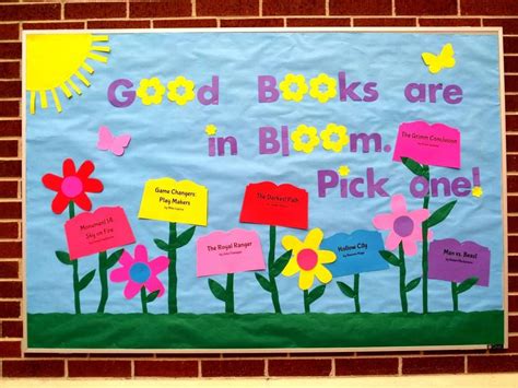 Image result for Library Spring Bulletin Board Display
