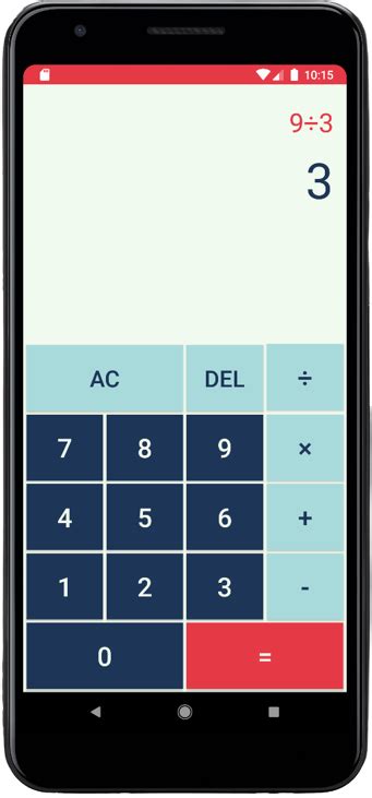 Image result for Android Calculator Design
