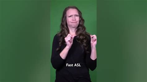 Image result for Fast in ASL