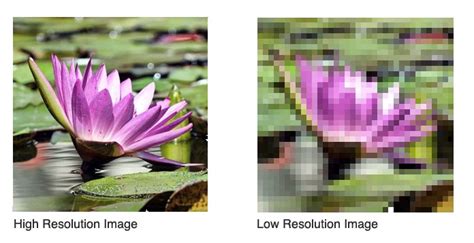 Image result for High vs Low Resolution