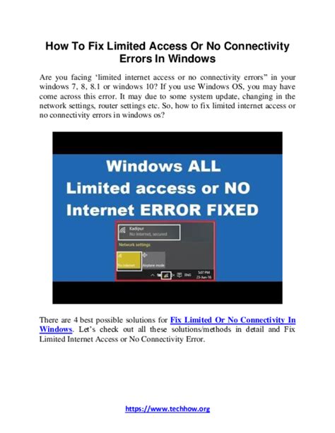 How to Fix Limited Internet Connection に対する画像結果