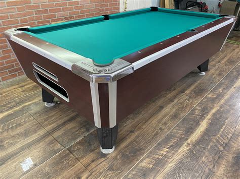 Image result for Coin Pool Table Whole Side View