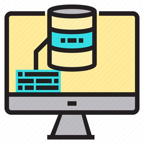 Toradh íomhá ar Computer Database Icon