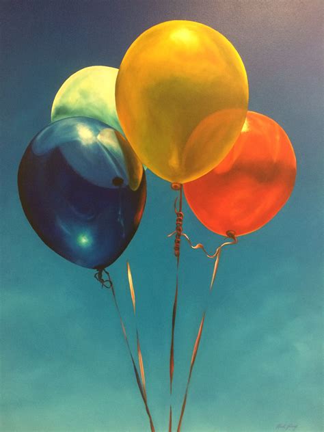 Colorful Balloon Painting | Nostalgia Art