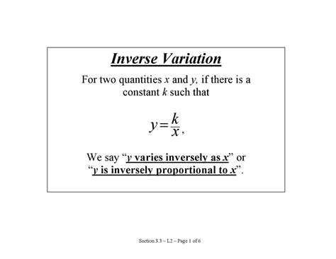 Image result for Inverse Variation Algebra