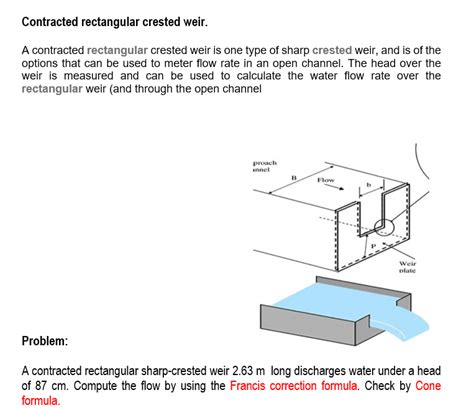 Afbeeldingsresultaten voor Rectangular Weir Formula