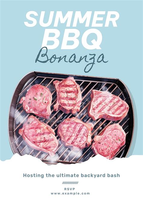 Image result for Spring BBQ Poster Template
