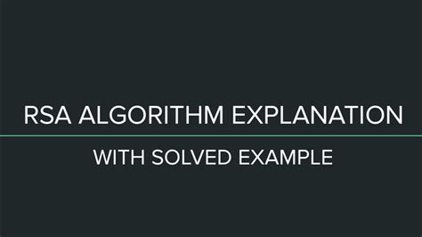 Image result for RSA Problem