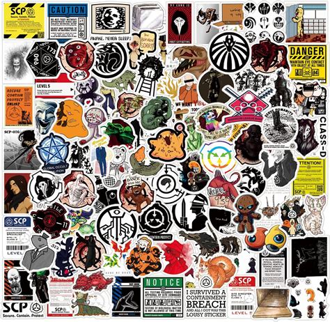 Afbeeldingsresultaten voor SCP Foundation Stickers