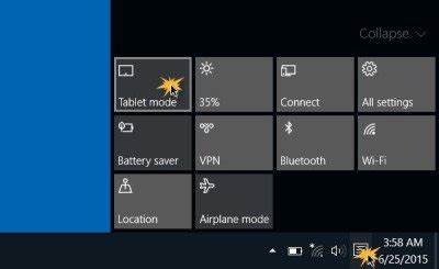 Image result for How to Tablet Mode Windows 1.0