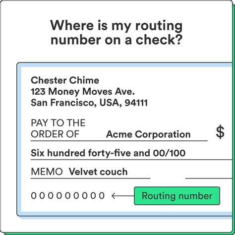 Example of Bank Routing Number On Check に対する画像結果