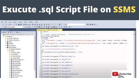 Toradh íomhá ar Run SQL Script