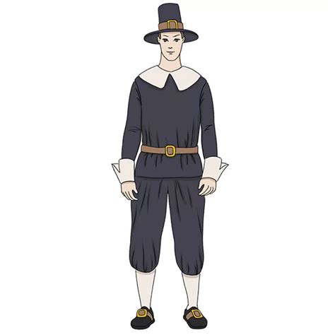 Image result for How to Draw a Pilgrim