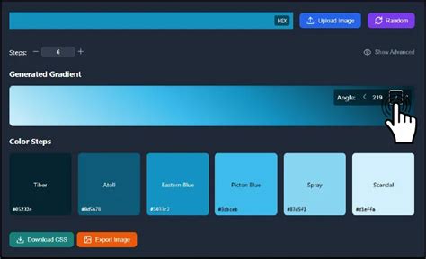Image result for Gradient Color Palette CSS
