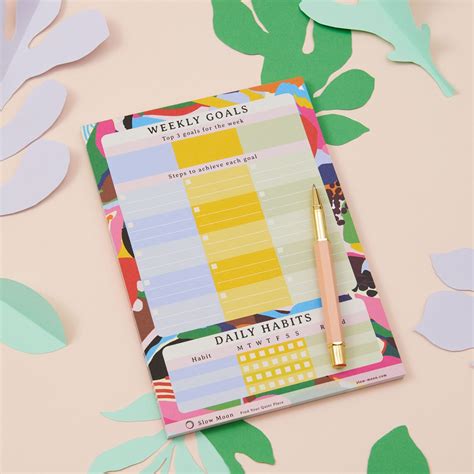 Image result for Weekly Goals Notepad