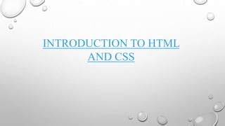 Image result for HTML and CSS PPT