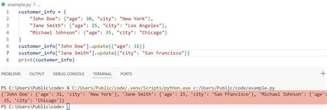 How to Use Update in Dictionary in Python に対する画像結果