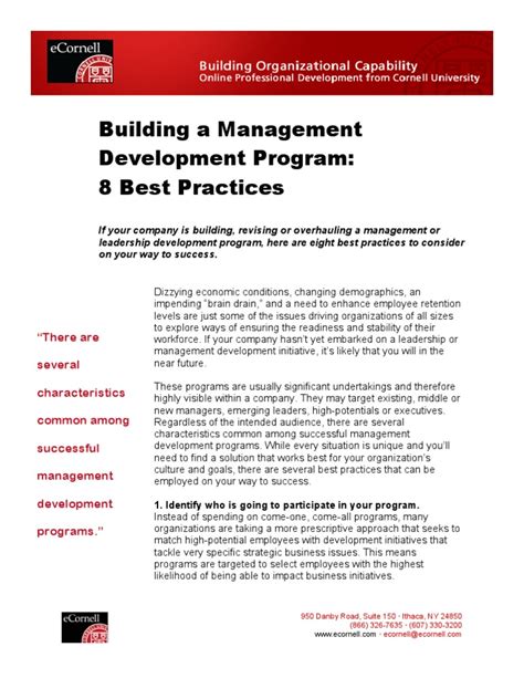 Image result for Management Development Programme Outline