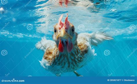 Image result for Chicken in a Pool