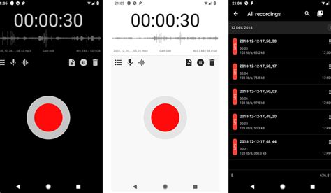 Android Material Design Sound Recorder に対する画像結果