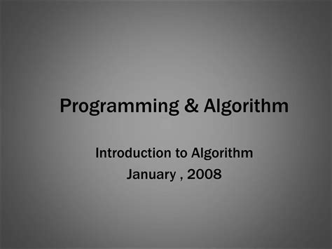 Introduction Ppt of Algorithm に対する画像結果