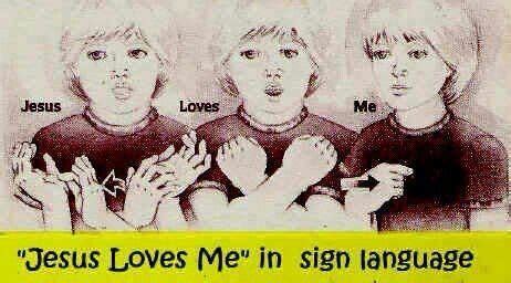 Image result for Jesus Sign Language