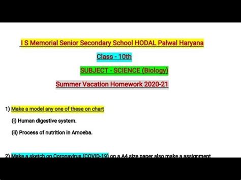 Image result for Class 10th Science Holiday Homework Activity