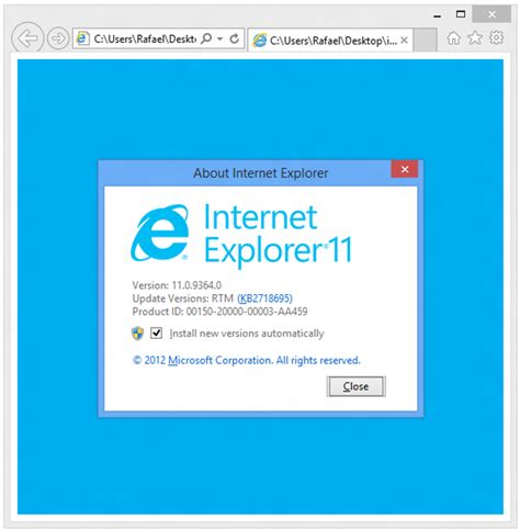 Toradh íomhá ar Internet Explorer 32-Bit
