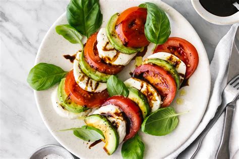Avocado Caprese Salad - Downshiftology