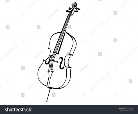 Image result for Cello Ink Drawing