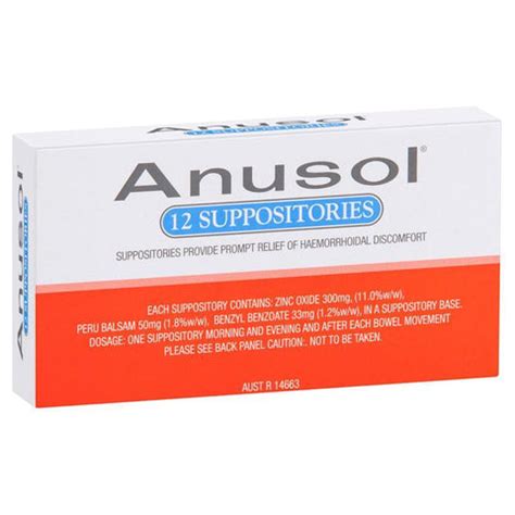 Anusol Capsules に対する画像結果